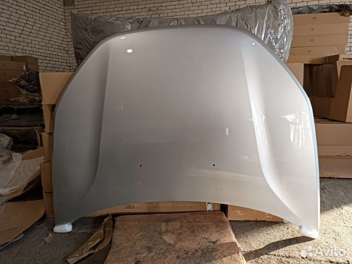 Капот LADA vesta серебристый (платина) автоваз