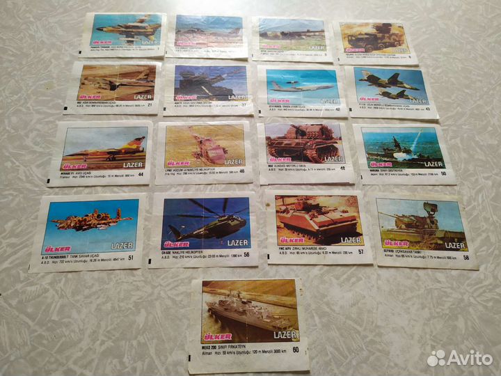 Вкладыши Дональд, типи тип, Лазер, Турбо