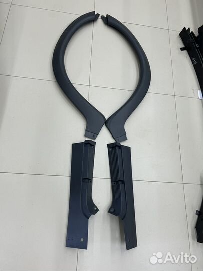 Накладки пластиковые на пороги Газель Фермер