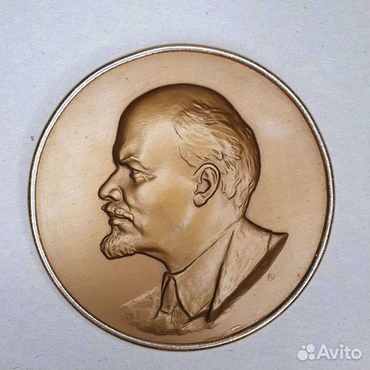 Барельеф, плакетка. Ленин. лмд. СССР