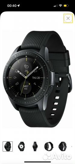 Часы Samsung Galaxy Watch 42 mm Midnight Black