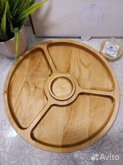 Менажница из дерева