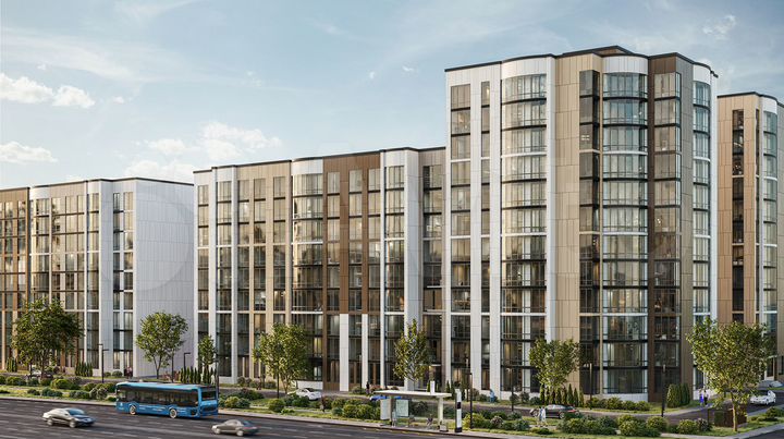 1-к. квартира, 34,7 м², 2/12 эт.