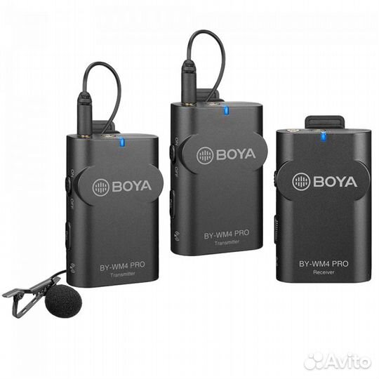 Микрофон петличный boya BY-WM4 PRO K2, черный