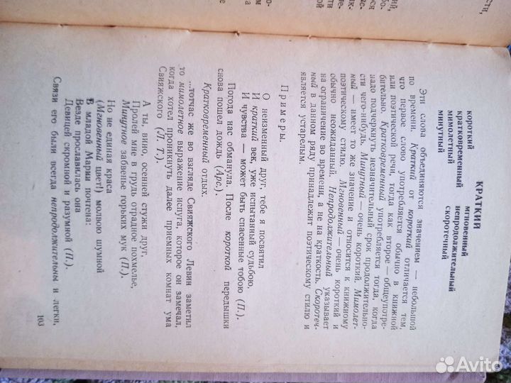 Краткий словарь синонимов русского языка