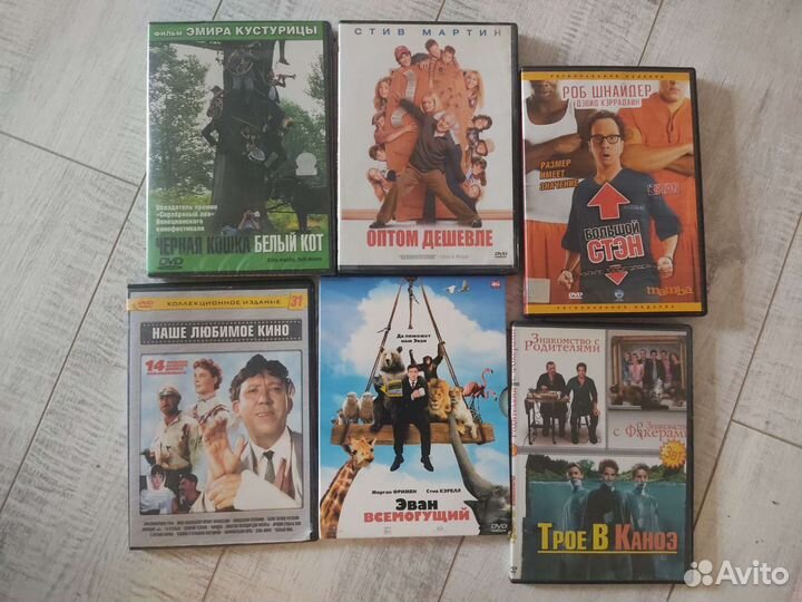 DVD диски новые и б/у отличное кино