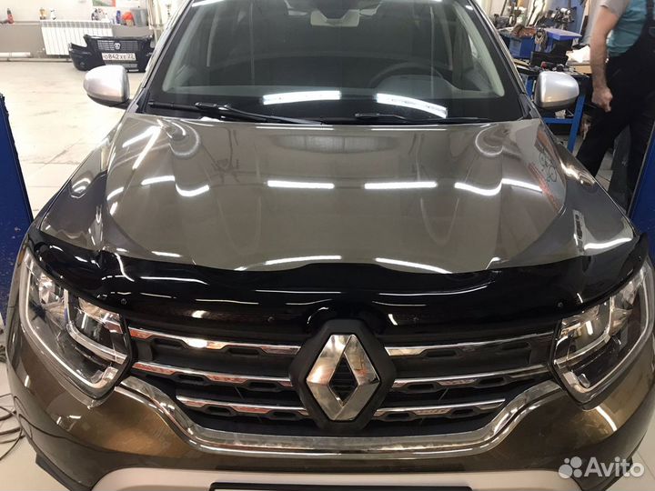 Дефлектор капота Renault Duster 2019-2023