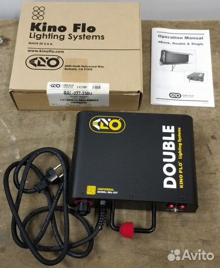 KinoFlo балласты, кабели, решетки новые