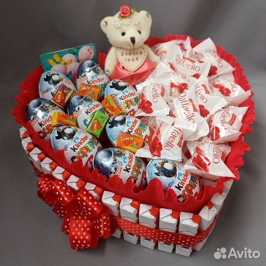 Сладкий презент из киндеров на день рождения