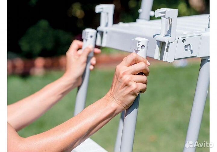 Лестница для бассейнов 122см с защитой