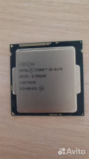 Процессор intel core i3 4170