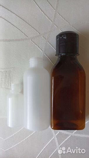 Бутылочки пластик,100./50/15 мл