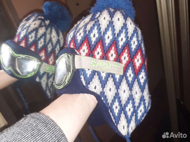 Шапка зимняя 4-8 лет