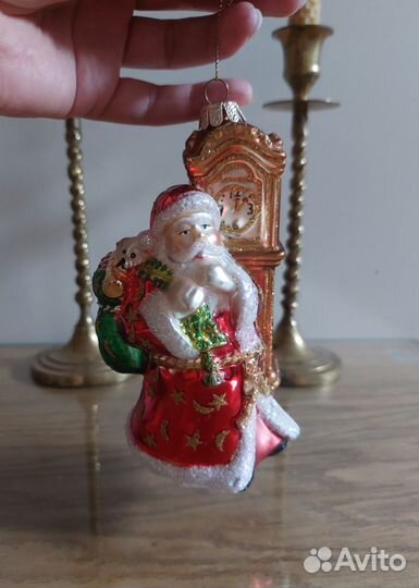 Стеклянная ёлочная игрушка