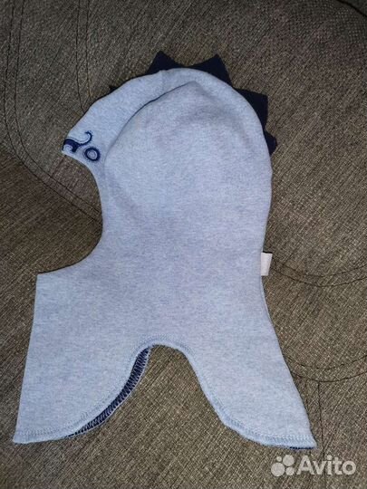Шапка шлем для мальчика 46 48