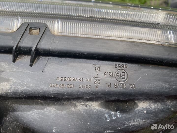 Фары mitsubishi pajero 3