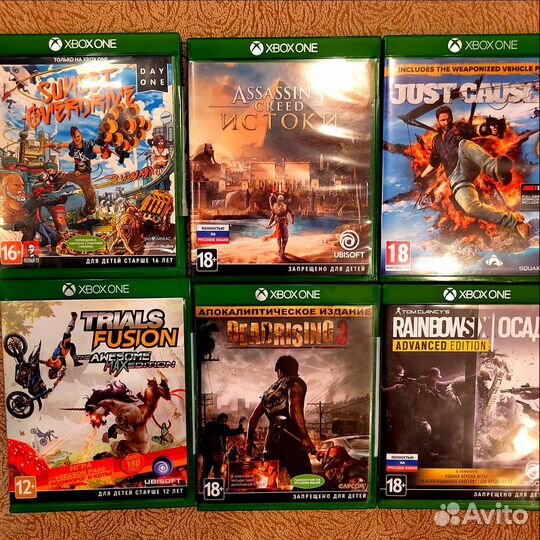 Xbox One, лицензионные игры