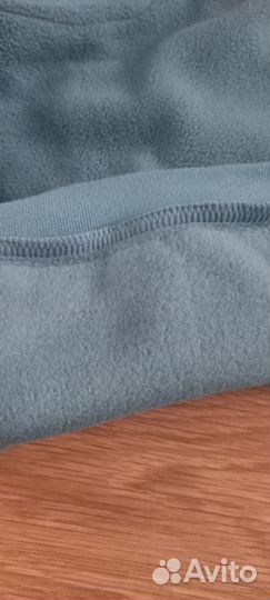 Новый теплый флисовый костюм (толстовка, штаны) 74