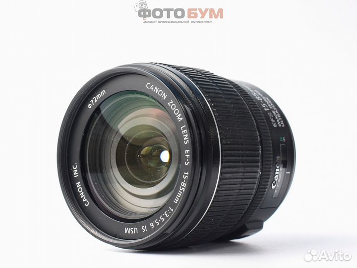 Объектив Canon EF-S 15-85mm f3.5-5.6 IS USM
