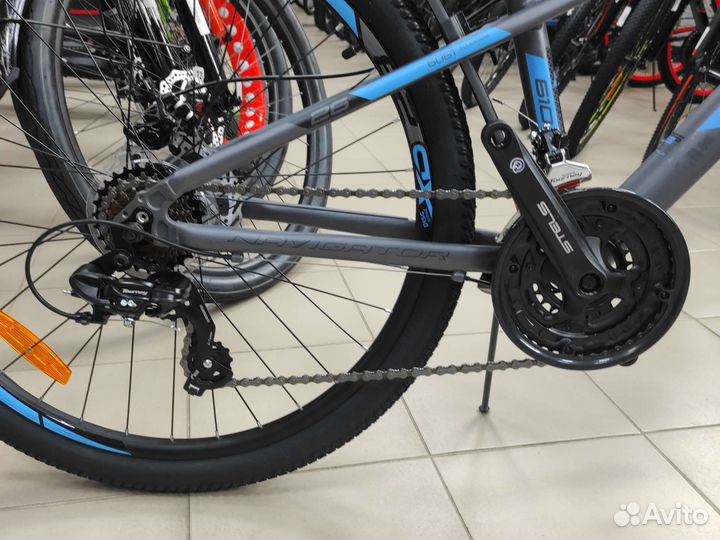 Велосипед 26 Stels Navigator 610 MD антрацит/синий