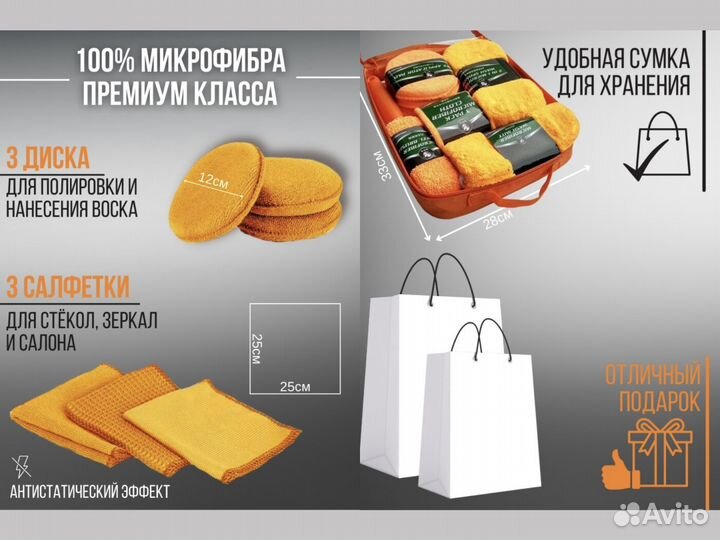 Набор для полировки автомобиля