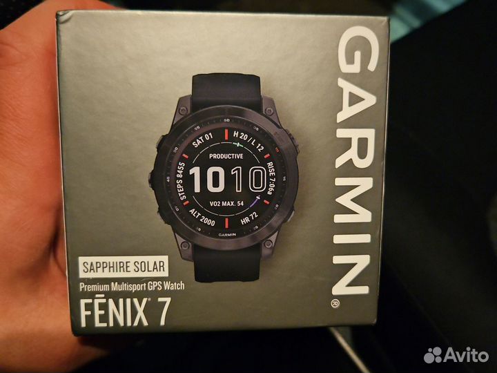 Новые Часы мужские garmin fenix 7 sapphire solar