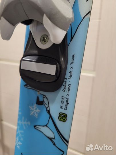 Горные лыжи детские 80 комплект