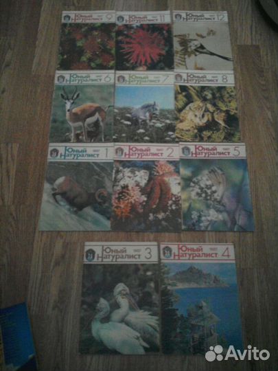 Журналы СССР Юный натуралист год 1987