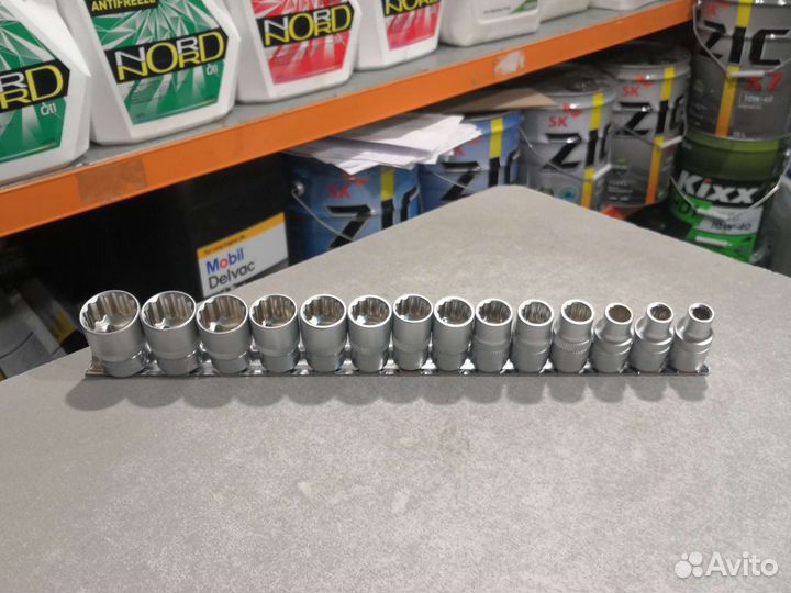 Набор головок двенадцатигранных Дело Техники 14 шт