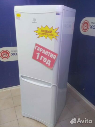 Холодильник бу indesit с гарантией 1 год