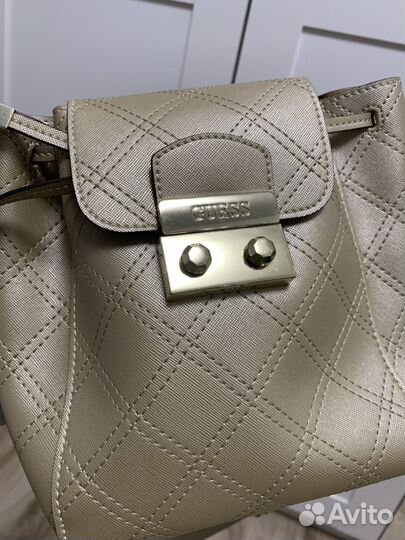 Рюкзак женский guess золотой
