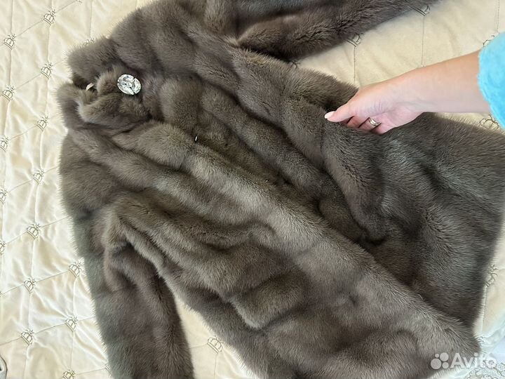 Детская норковая шуба