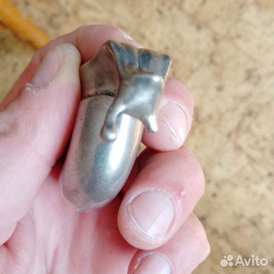 Солонка улитка серебрение