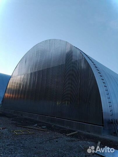 Ангар каркасный