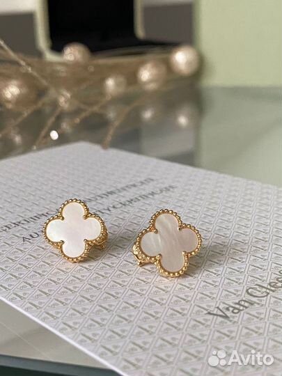 Серьги Van cleef