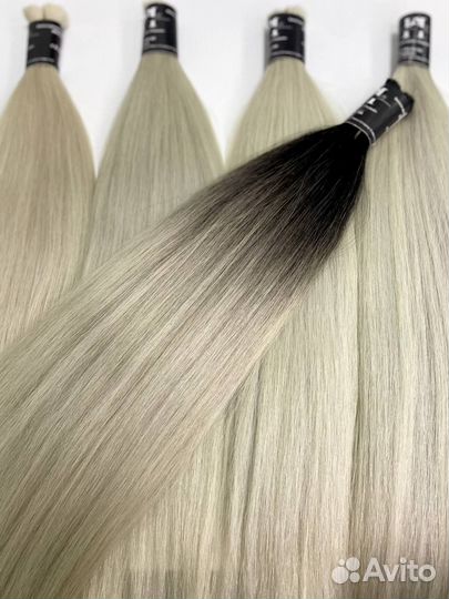 Натуральные волосы омбре