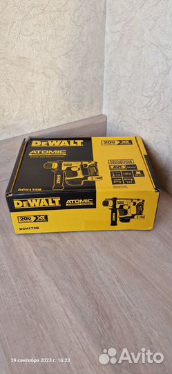 Аккумуляторный перфоратор DeWalt DCH172