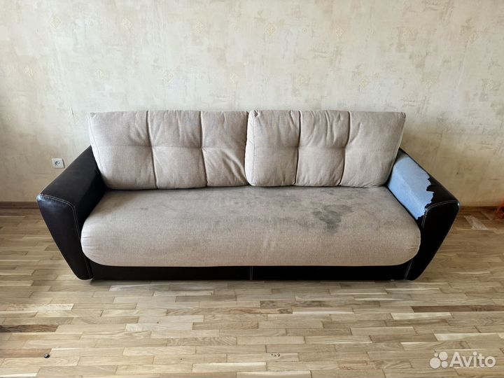 Диван прямой раскладной бу