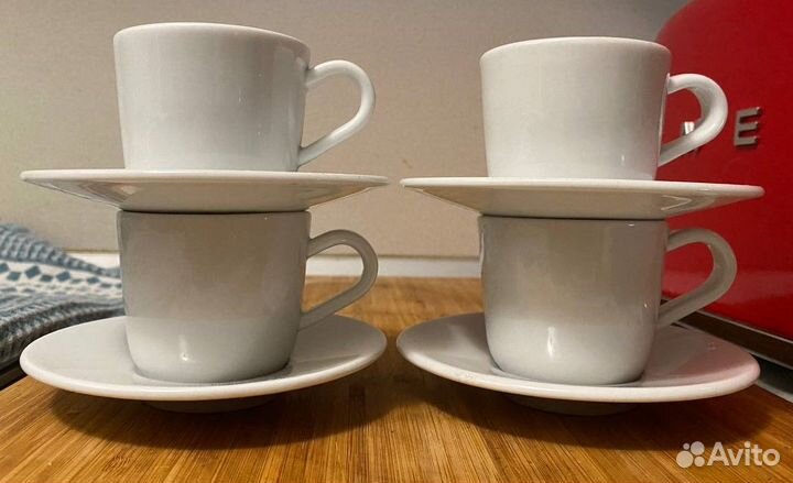 Чашка с блюдцем для эспрессо, икеа