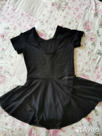 Купальник с коротким рукавом для танцев 122-128