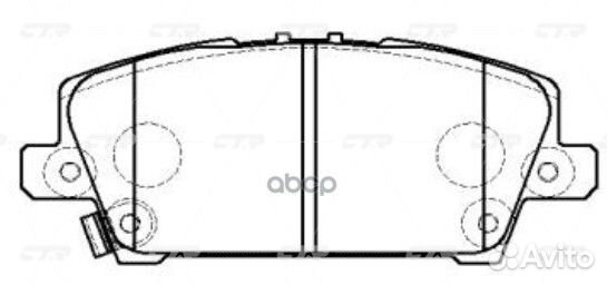 Ckho-25 Колодки тормозные дисковые перед