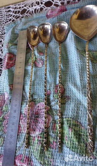 Набор ложек мельхиор СССР