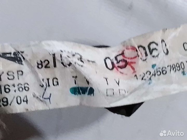 Проводка задней двери Toyota Carina E