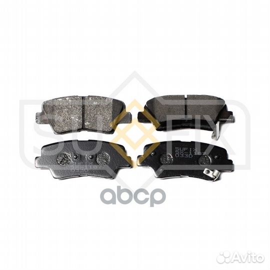 Колодки тормозные дисковые зад прав/лев SX1