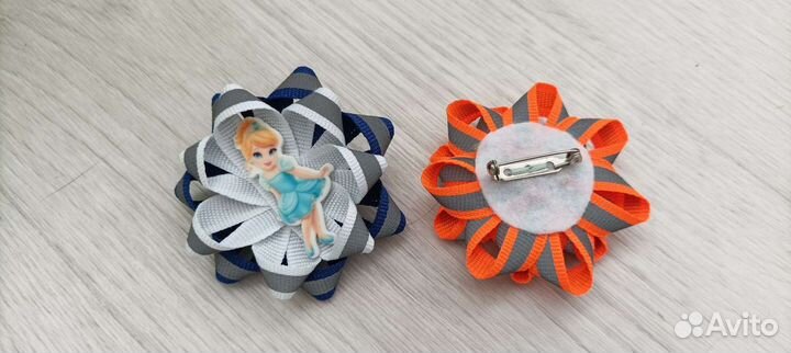 Резинка для волос светоотражатель брошь