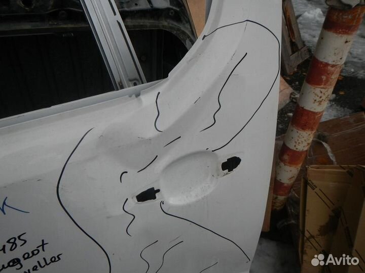 Дверь передняя левая Peugeot Traveller