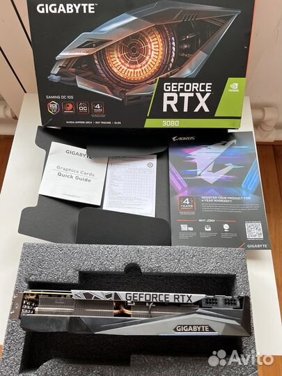 Видеокарта gigabyte GeForce rtx 3080 Gaming OC
