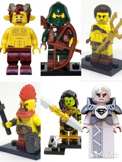 Lego минифигурки из разных серий