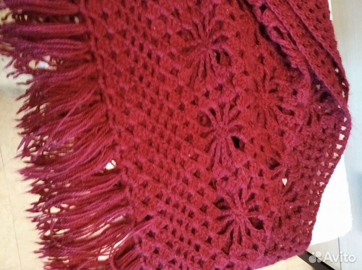 Шаль вязаная крючком