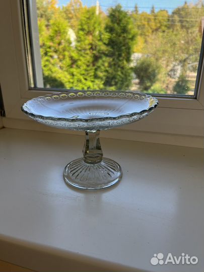 Ваза для конфет или фруктов на ножке СССР